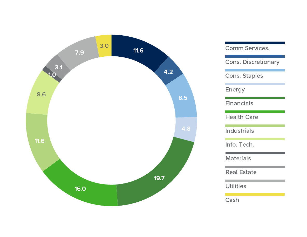 LargeCapValueSectorWeightDistribution